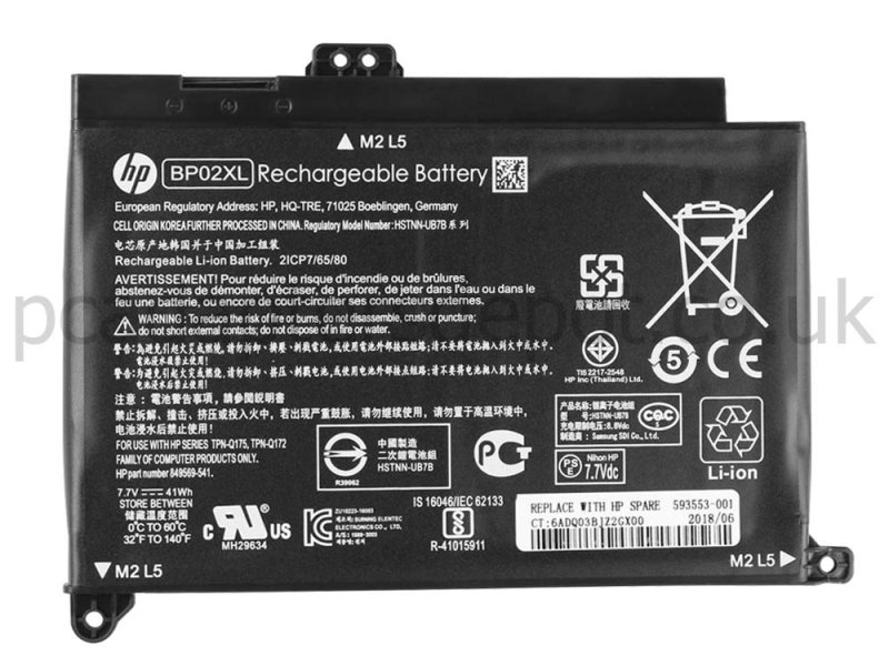 7.7V 41Wh HP Pavilion 15-au003nc 15-au094tx Battery