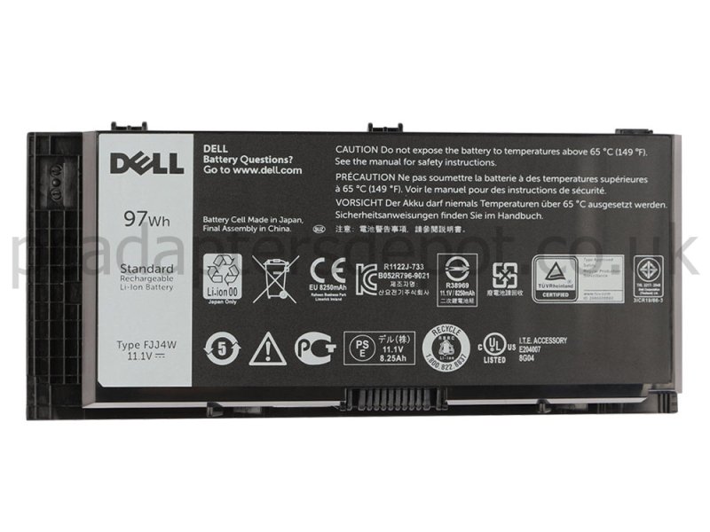 65Wh 6Cell Dell N71FM Battery Replacement