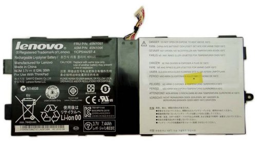 30Wh Lenovo 45N1097 45N1096 ThinkPad Tablet 2 3682 Battery