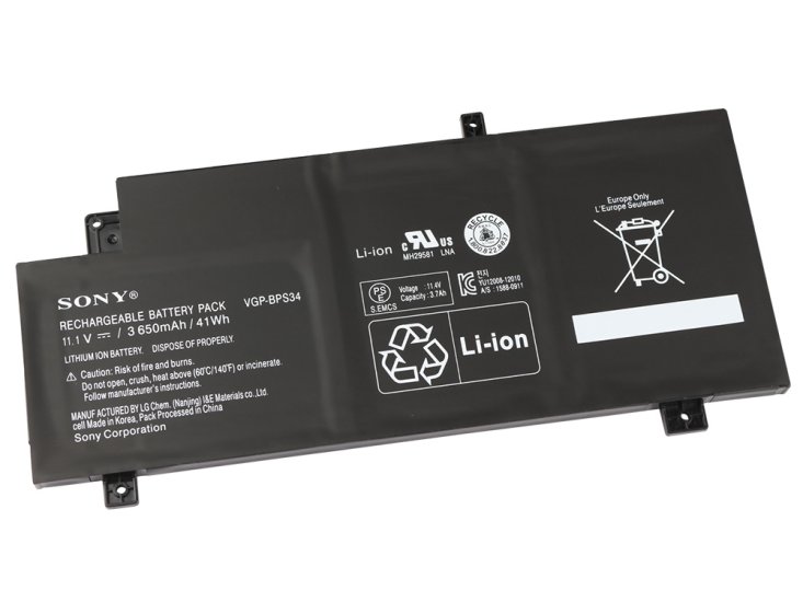 3650mAh 41Wh Sony SVT2121A1 SVT2121A1JB SVT2121A1J Battery - Click Image to Close