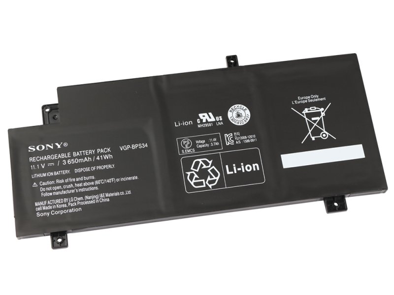 3650mAh 41Wh Sony Vaio Fit 15 SVF15A SVF15AA1KT Battery