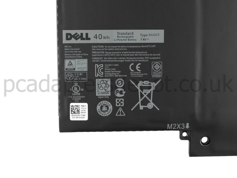 5400mAh 40Wh Battery Dell XPS 11R 11R-1508T