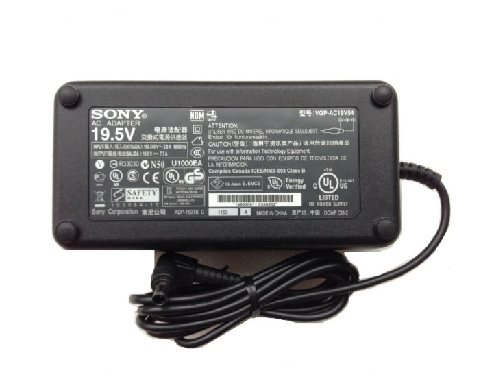 150W Sony Vaio VPCF2190X VPCF21AFX AC Adapter Charger - Click Image to Close