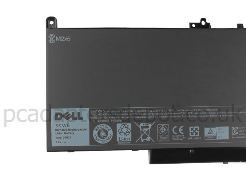 7080mAh 55Wh 4 Cell Dell MC34Y 242WD GG4FM Battery