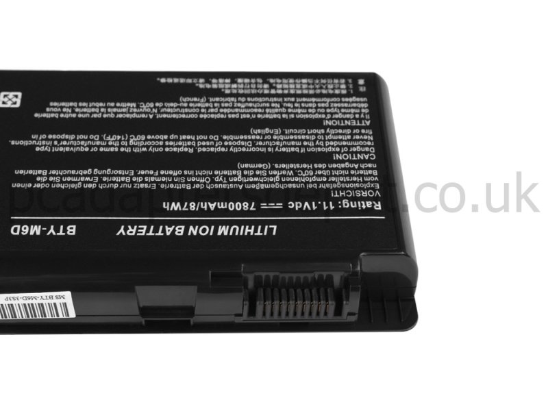 7800mAh 87Wh MSI GT60 2OKWS Battery