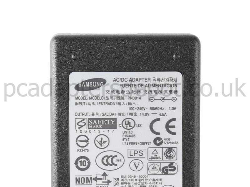 63W Samsung LT27C570 T27C570KD LED Monitor AC Adapter Charger