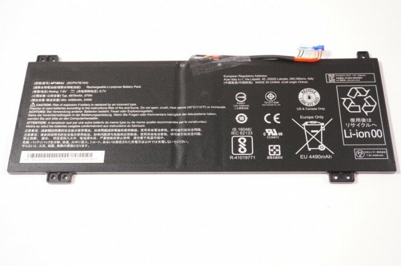 4870mAh 37Wh Battery Acer Chromebook Spin 11 R751TN-C0CG