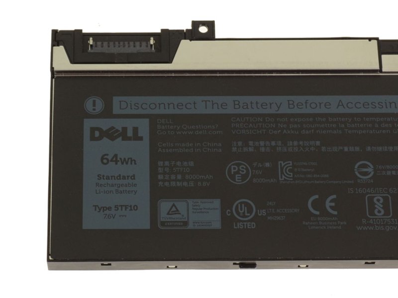 8000mAh 64Wh Battery Dell Precision 7730-2P3GN