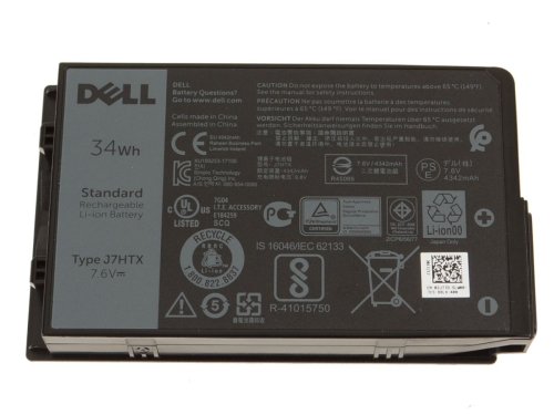 4342mAh 34Wh Battery Dell 451-BCDH J82G5