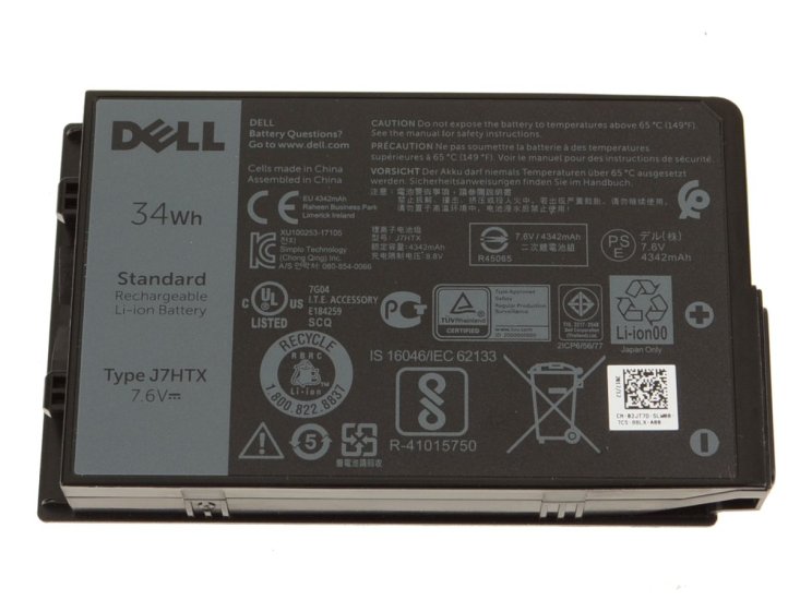 4342mAh 34Wh Battery Dell 451-BCDH J82G5 - Click Image to Close