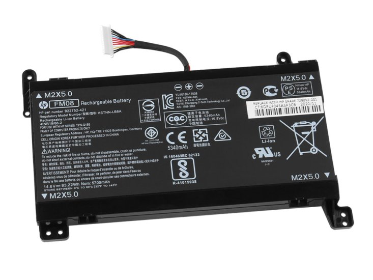 83.22Wh Battery HP Omen 17-an104ni 17-an103no 12Pin - Click Image to Close