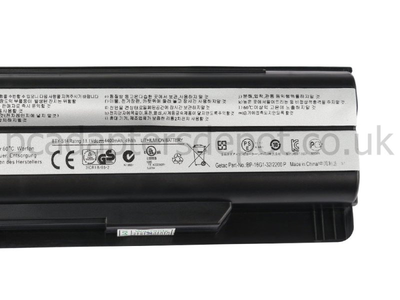 4400mAh 6 Cell MSI GE60 2PC-016XNE GE60 2PC-017XNL Battery