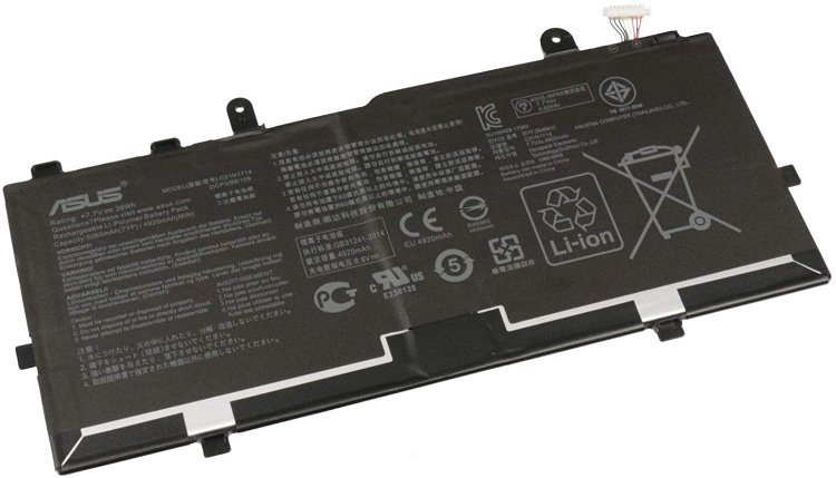 Battery Asus VivoBook Flip 14 TP401NA-EC039T 5065mAh 39Wh - Click Image to Close