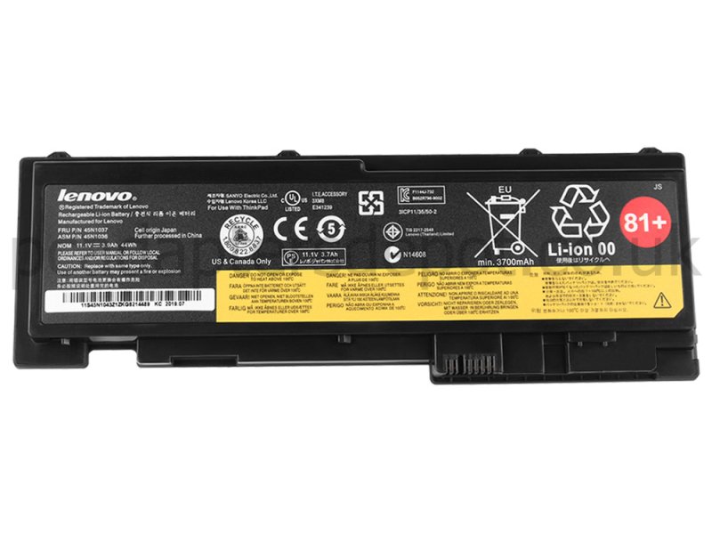 3900mAh 44Wh Lenovo ThinkPad T430s 2355-JCU 2355-K6U Battery