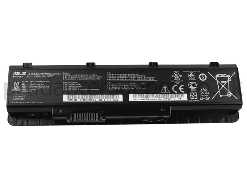 6 Cell Asus N45SL N55 N55E N55S N55SF N55SF-A1 N55SF-S1150V Battery