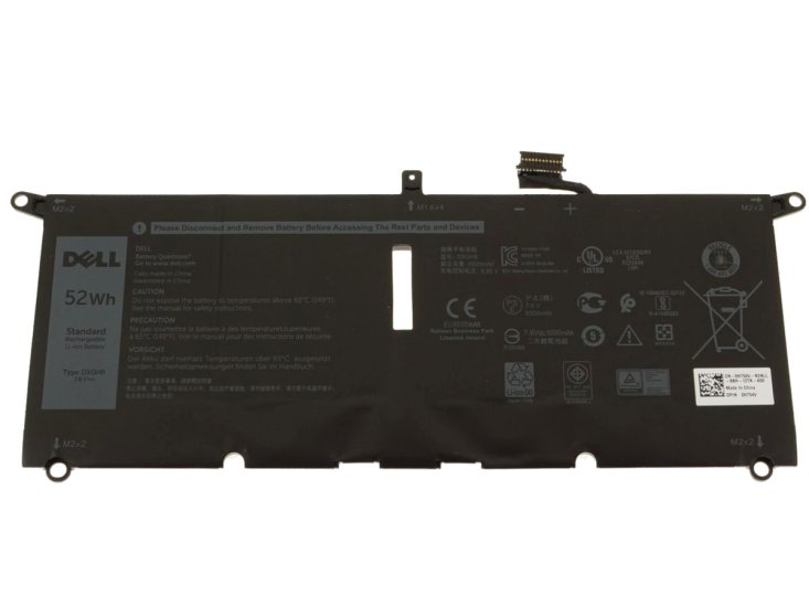 6500mAh 52Wh Battery Dell Inspiron 13 7390 2-in-1 - Click Image to Close