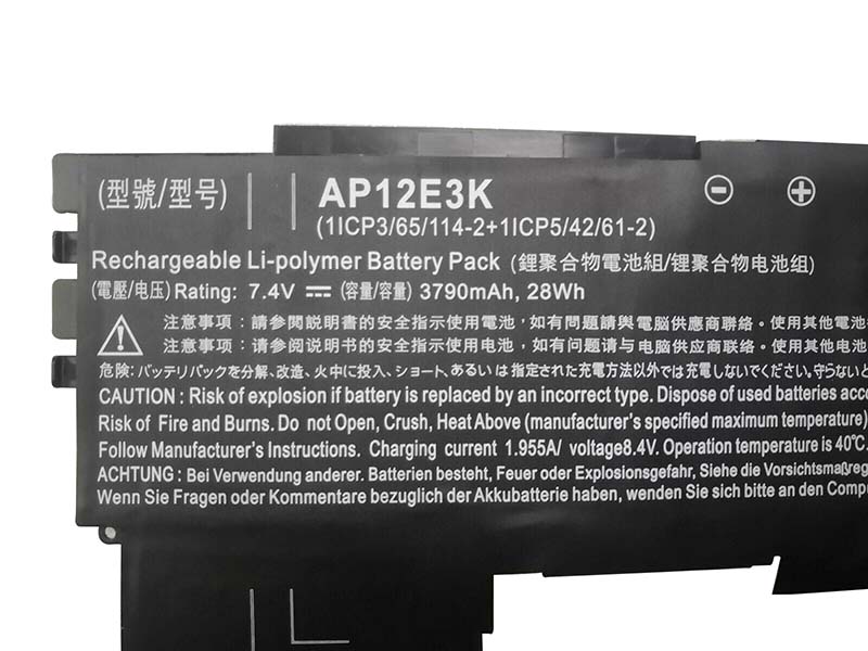 3790mAh 28Wh Battery Acer 11CP365114-211CP54261-2