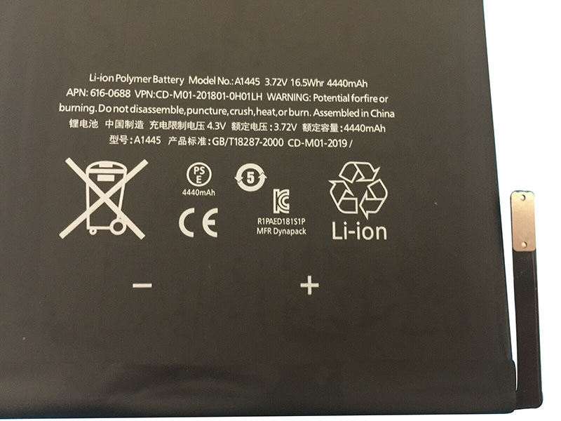 Battery Apple 616-0688 4440mAh 16.5Wh