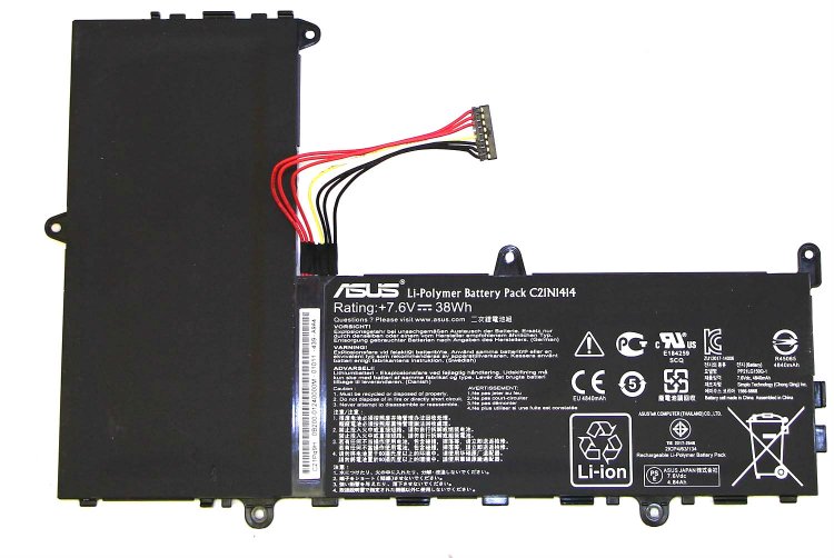 7.6V 38Wh Asus X205TA-UH01-WH X205TA-HATM0103 Battery - Click Image to Close