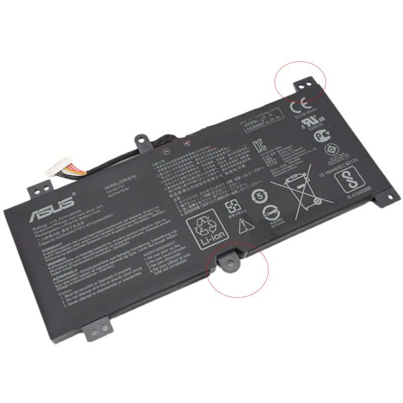 Battery Asus ROG Strix Scar II GL504GW-ES035T 66Wh 4335mAh