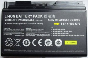 5200mAh Clevo Sager 6-87-X710S-4272 6-87-X710S-4J7 Battery