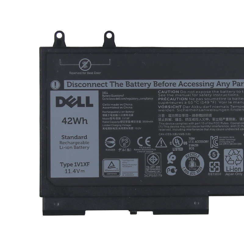 2700mAh 42Wh Battery Dell 1V1XF 27W58