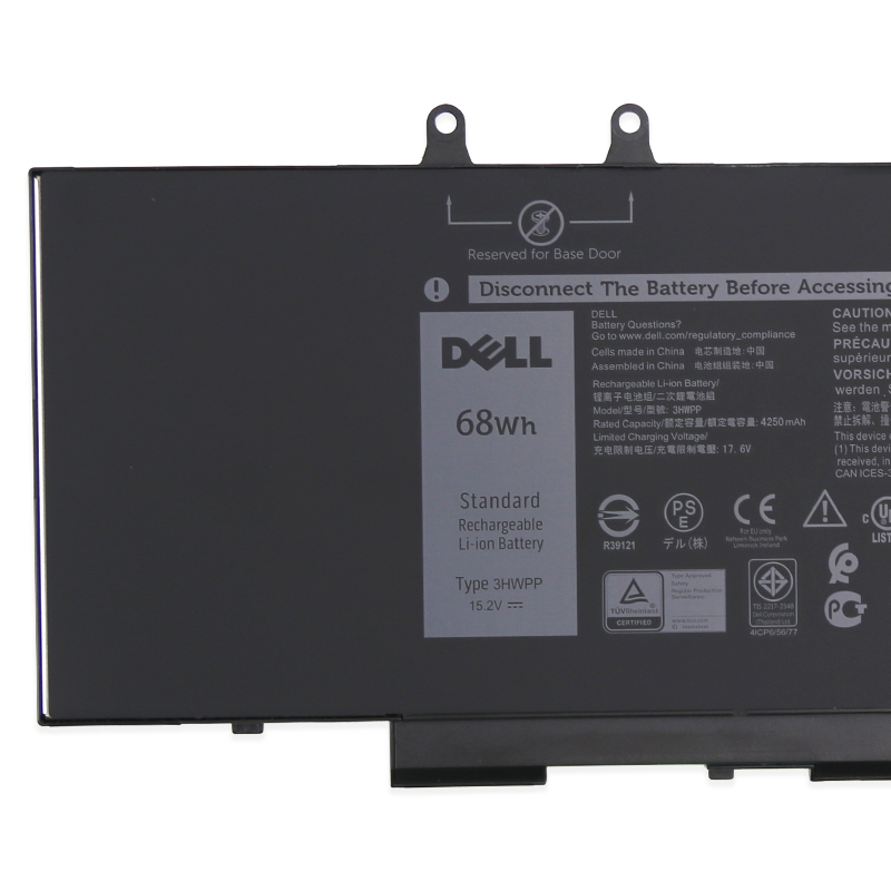 4250mAh 68Wh Battery Dell 3HWPP 3PCVM YPVX3