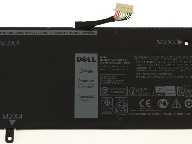 7.6V 34Wh Dell P67G P67G001 Battery