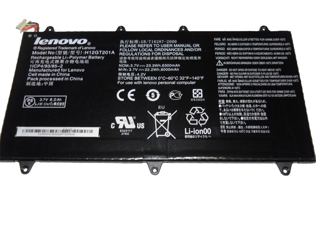 6300mAh 23Wh Lenovo IdeaTab A2109 A2109A Battery - Click Image to Close