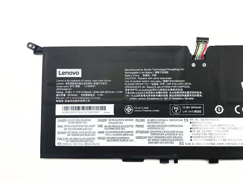 Battery Lenovo Yoga S730-13IWL 81J0001XGE 2735mAh 42Wh