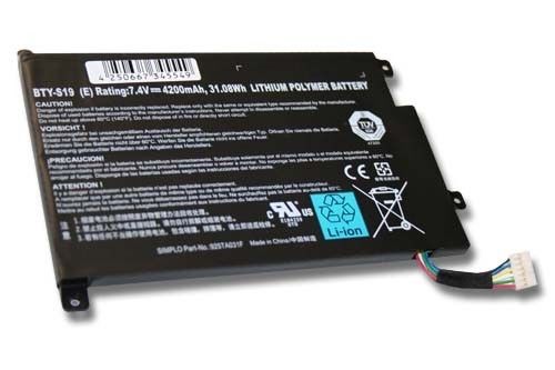 4200mAh MSI WindPad 110W MS-N0E1 Series Battery