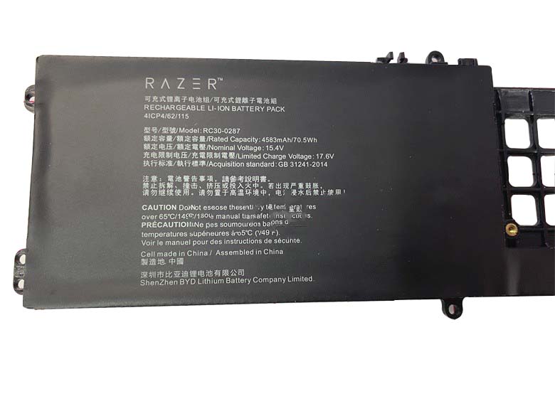 Battery Razer Blade Pro 17 RZ09-02876E92-R3U1 4583mAh 70.5Wh