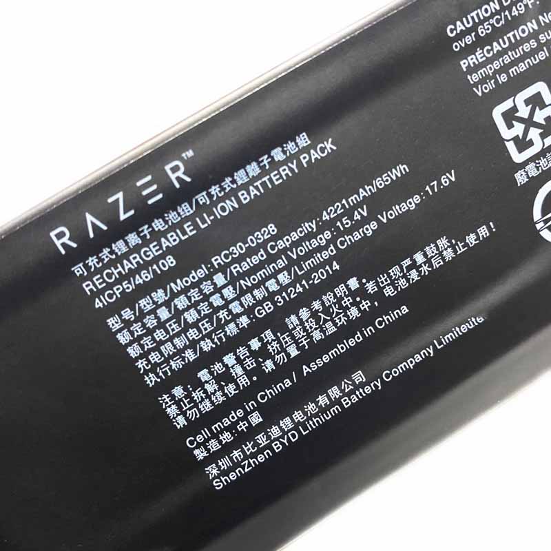 Battery Razer Blade 15 RZ09-03289W21-R3W1 4221mAh 65Wh